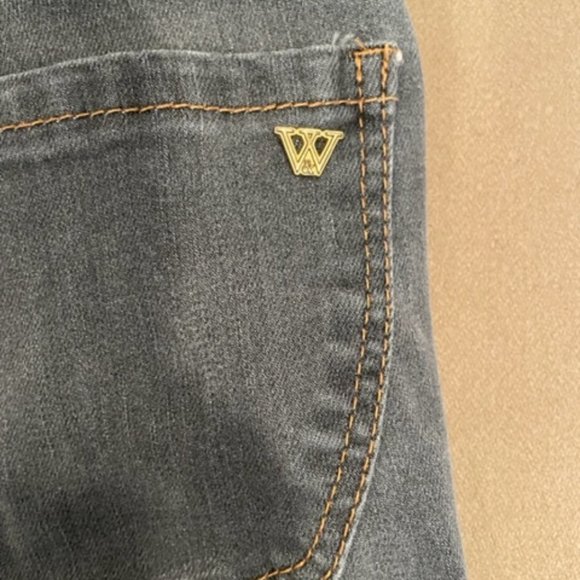 Wit & Wisdom Grey Skinny Denim Jeans - Size 2 - Picture 10 of 12